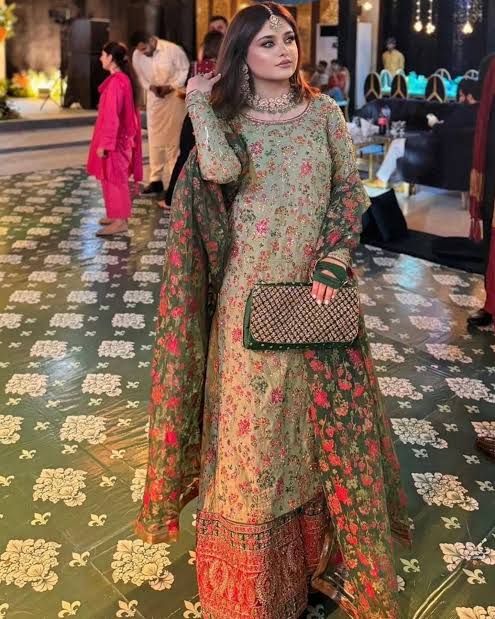 Naqshe salwa -Designer Rawsilk